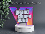 Load image into Gallery viewer, Logo 3D Grand Theft Auto VI
