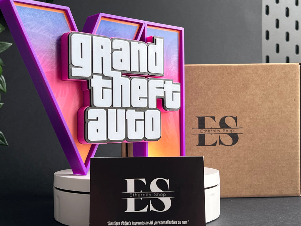 Logo 3D Grand Theft Auto VI