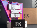 Load image into Gallery viewer, Logo 3D Grand Theft Auto VI
