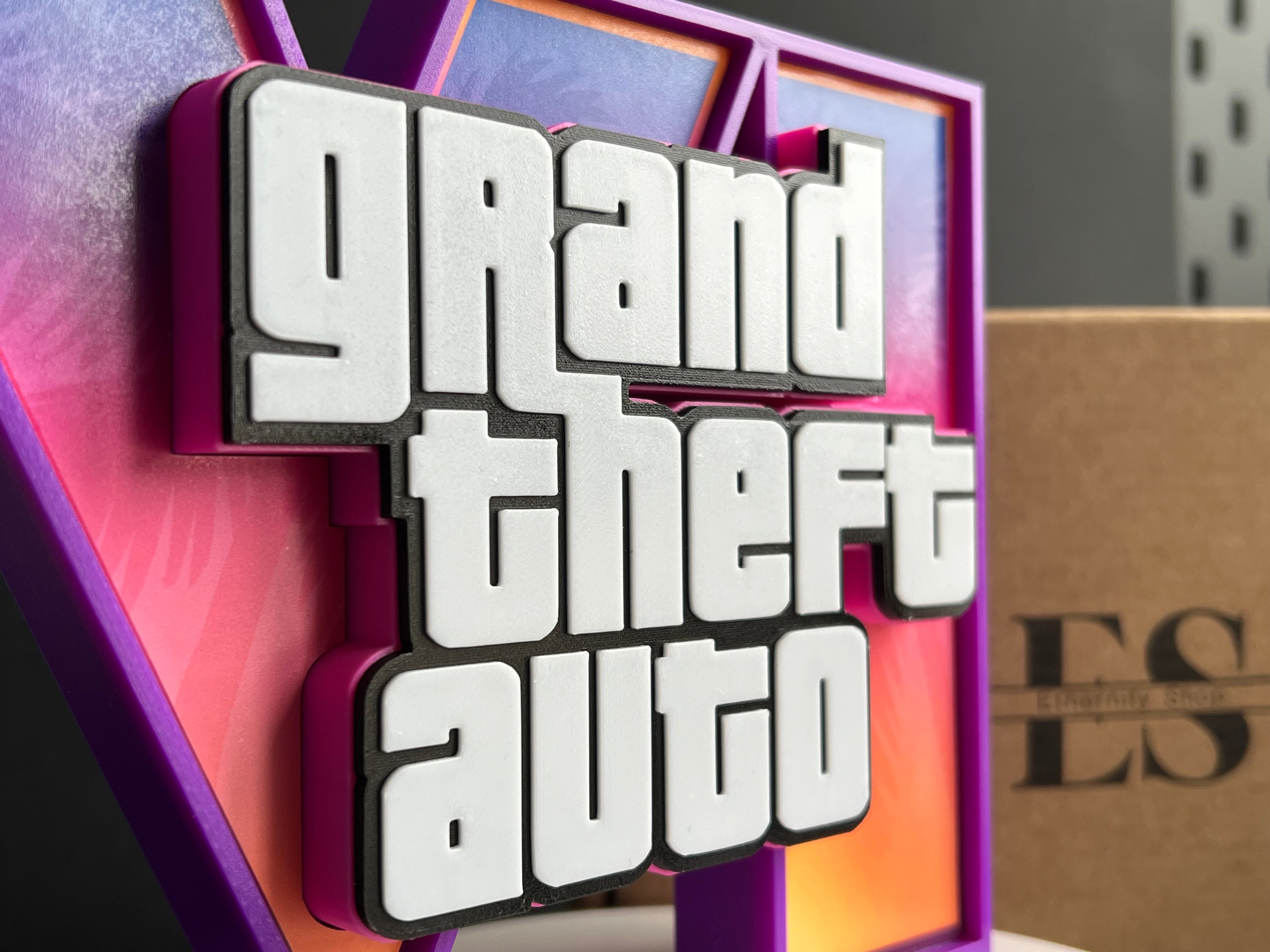 Logo 3D Grand Theft Auto VI