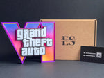 Load image into Gallery viewer, Logo 3D Grand Theft Auto VI
